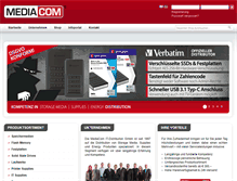 Tablet Screenshot of mediacom-it.de